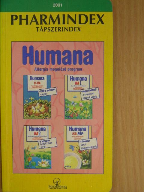 Dr. Kassai Péter - Pharmindex tápszerindex 2001 [antikvár]