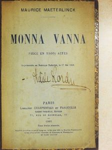 Maurice Maeterlinck - Monna Vanna [antikvár]