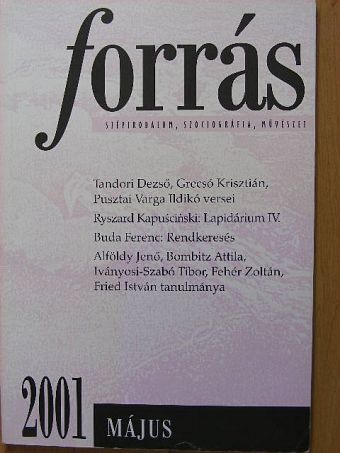 Alföldy Jenő - Forrás 2001. május [antikvár]