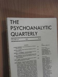 Allan Compton - The Psychoanalytic Quarterly 1985/2. [antikvár]