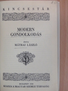 Mátrai László - Modern gondolkodás [antikvár]