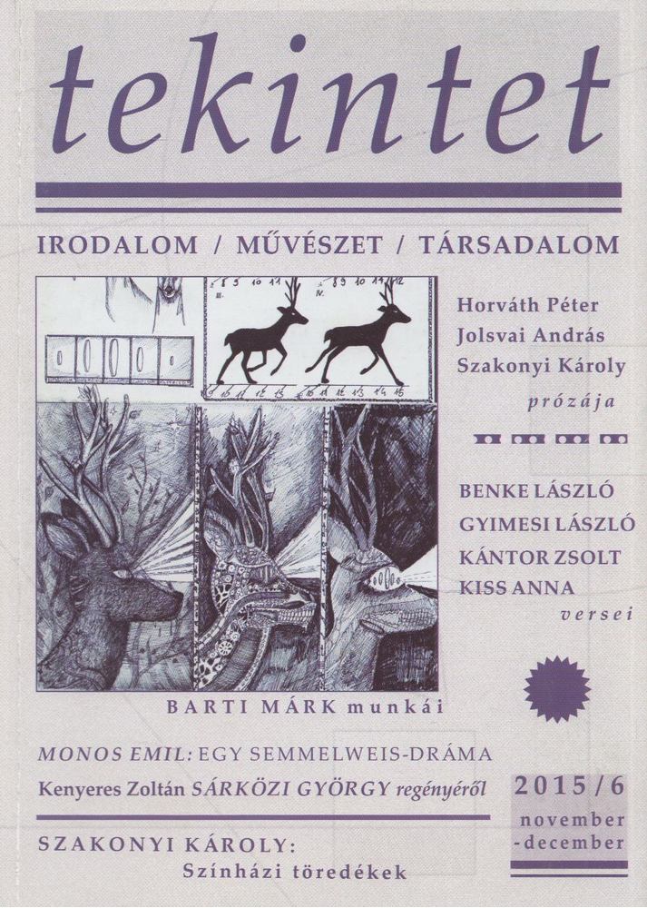 Farkas László - Tekintet 2015/6. november - december [antikvár]