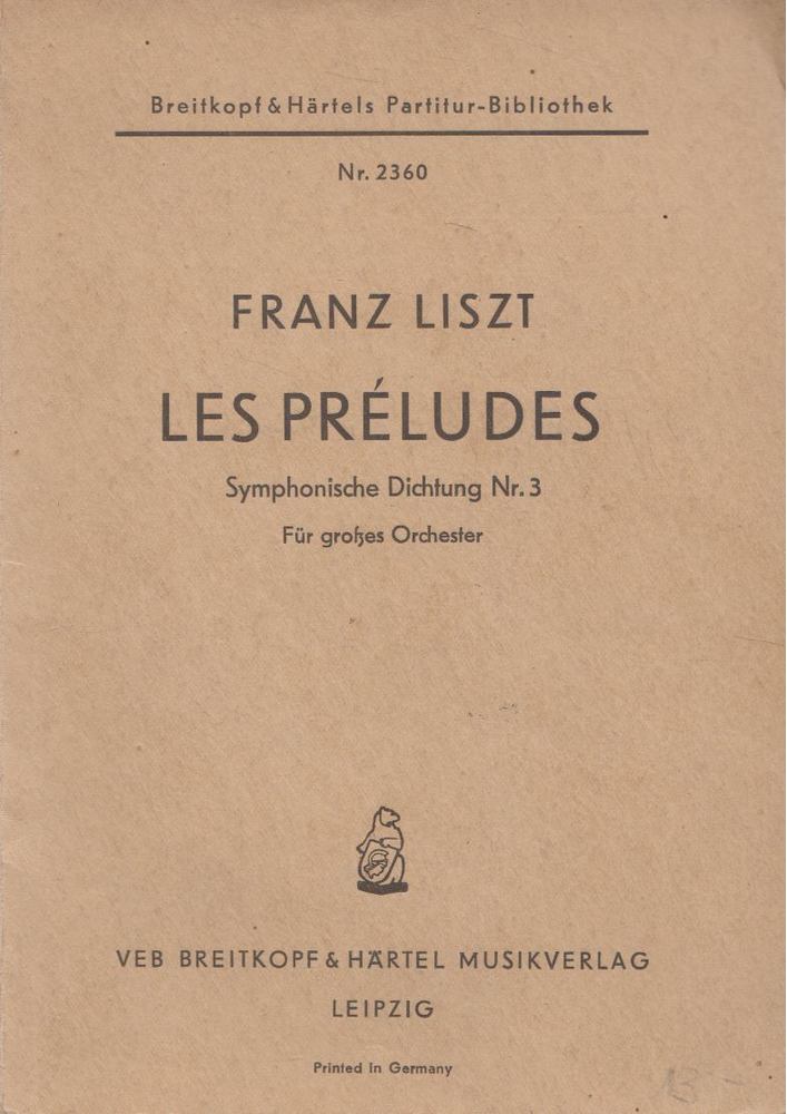 FRANZ LISZT - Les Préludes [antikvár]