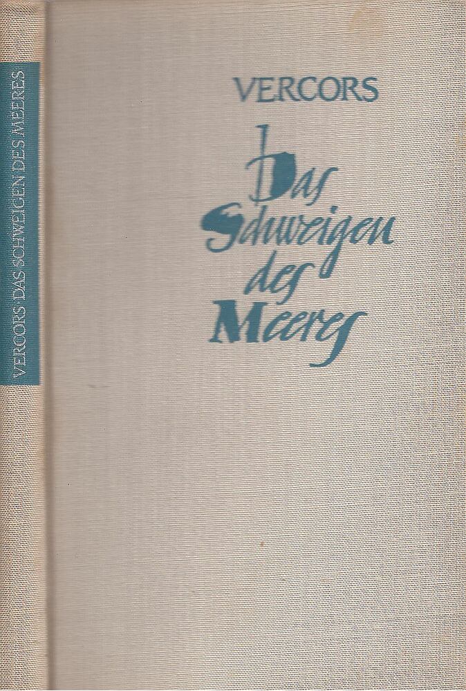 VERCORS - Das Schweigen des Meeres [antikvár]