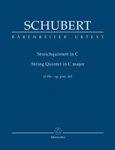 Franz Schubert - STREICHQUINTETT IN C D 956 - OP.POST. 163 TASCHENPARTITUR URTEXT (CHUSID)