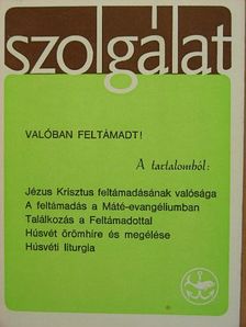 Cserháti József - Szolgálat 1986. Húsvét [antikvár]