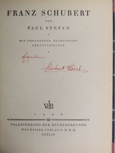 Paul Stefan - Franz Schubert [antikvár]