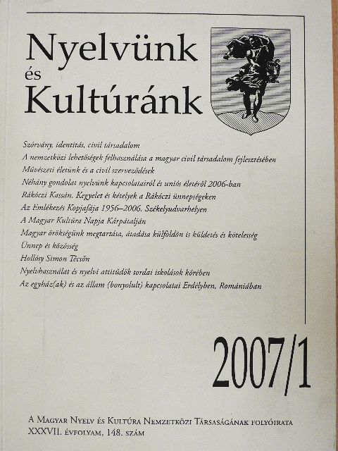 Dupka György - Nyelvünk és Kultúránk 2007/1 [antikvár]