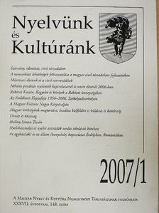 Dupka György - Nyelvünk és Kultúránk 2007/1 [antikvár]