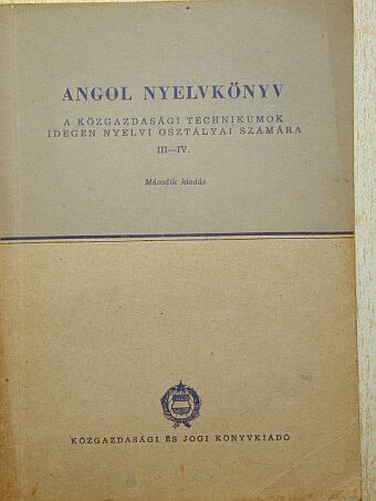 Dr. Stux László - Angol nyelvkönyv [antikvár]