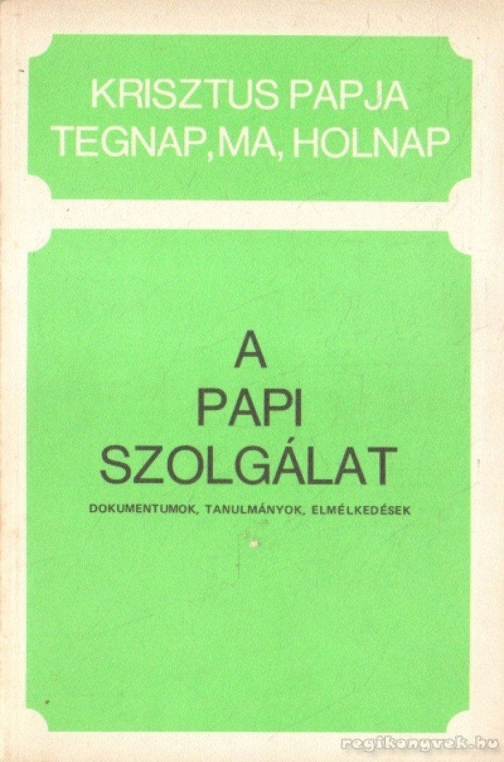 Török Jenő - A papi szolgálat [antikvár]