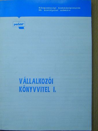 Dr. Novák Elek - Vállalkozói könyvvitel I. [antikvár]