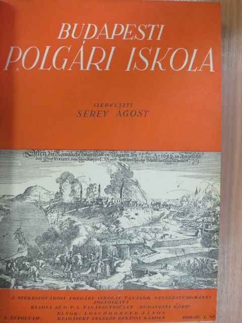 Dobos László - Budapesti Polgári Iskola 1936-37. szeptember-május [antikvár]