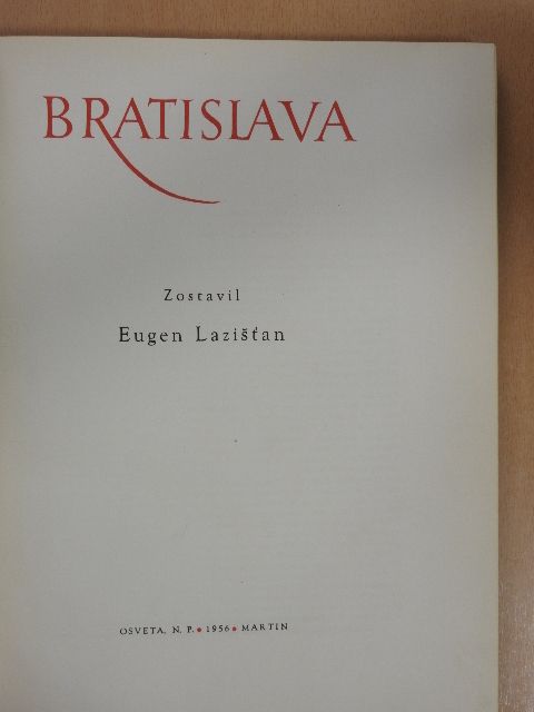 Gabriel Zelenay - Bratislava [antikvár]