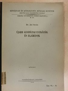 Dr. Joó István - Újabb geodéziai eszközök és eljárások [antikvár]