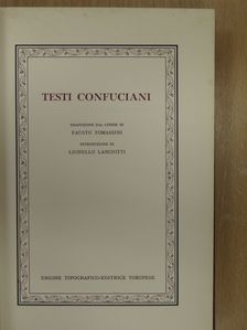 Testi Confuciani [antikvár]