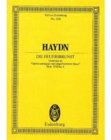 HAYDN J. - DIE FEUERSBRUNST, OVERTURE HOB. XXIXa:4 POCKET SCORE (H.C.ROBBINS LANDON)