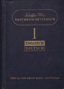 SCHÖFFLER  WEIS - Taschenwörterbuch der Englischen und Deutschen Spache [antikvár]