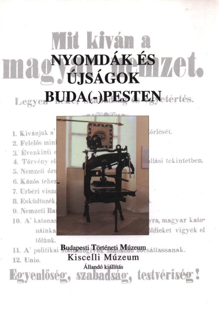Buzinkay Géza - Nyomdák és újságok Buda(-)Pesten [antikvár]