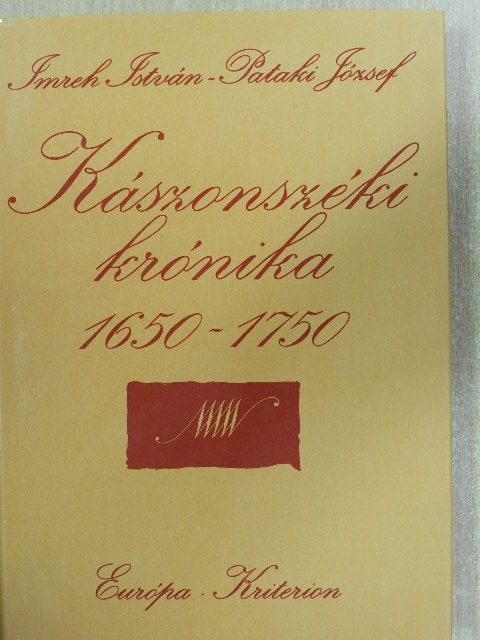 Imreh István - Kászonszéki krónika [antikvár]