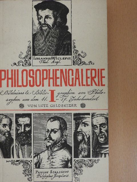 Lutz Geldsetzer - Philosophengalerie I. [antikvár]