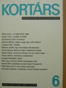 Abody Béla - Kortárs 1980. június [antikvár]