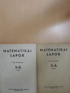 Czách László - Matematikai lapok 1966/1-4. [antikvár]