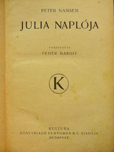 Peter Nansen - Julia naplója [antikvár]