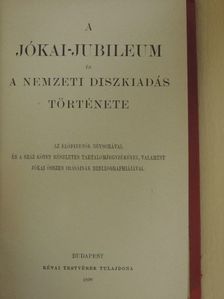 Jókai Mór - A Jókai-jubileum és a nemzeti diszkiadás története [antikvár]