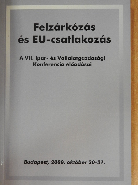 Abos Brunó - Felzárkózás és EU-csatlakozás [antikvár]