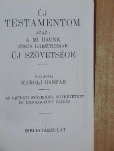Új Testamentom/A Zsoltárok Könyve [antikvár]