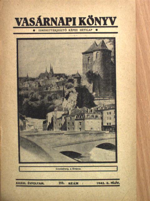 Vasárnapi Könyv 1943. II/20. [antikvár]