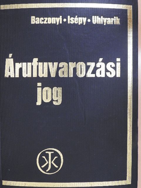 Dr. Baczonyi Zoltán - Árufuvarozási jog [antikvár]