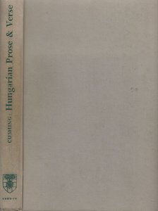 G. F. Cushing - Hungarian Prose and Verse [antikvár]