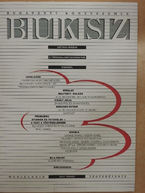 Bernáth László - Buksz 2014. tavasz [antikvár]