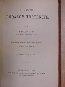 Nisard D. - A franczia irodalom története II. [antikvár]