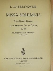 Ludwig van Beethoven - Missa Solemnis [antikvár]