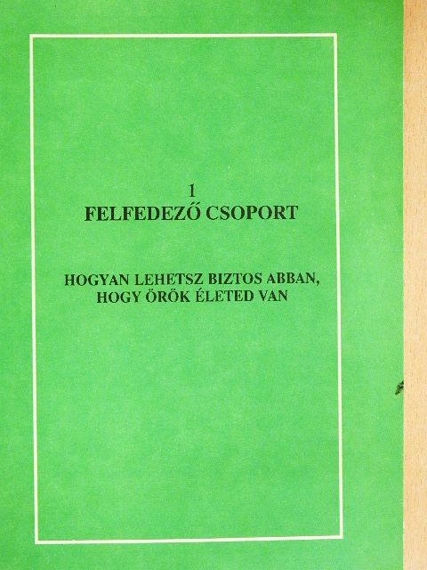 Felfedező csoport 1. [antikvár]