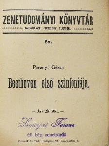 Perényi Géza - Beethoven első szinfoniája/Beethoven második szinfoniája/Beethoven harmadik szinfoniája/Beethoven negyedik szinfoniája/Beethoven ötödik szinfoniája/Beethoven hatodik szinfoniája/Beethoven hetedik szinfoniája/Beethoven nyolca [antikvár]