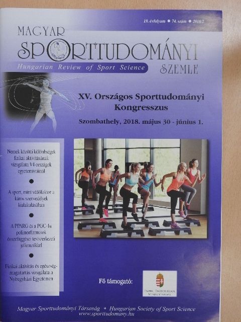 Bács Zoltán - Magyar sporttudományi szemle 2018/2 [antikvár]