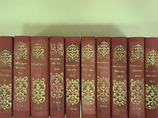Goethe - "20 kötet a Goethes Werke sorozatból" (gótbetűs) [antikvár]