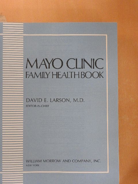 Mayo Clinic Family Health Book [antikvár]