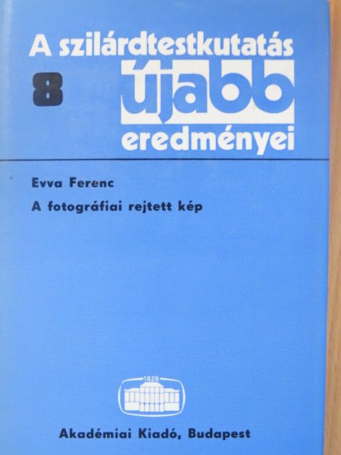 Evva Ferenc - A fotográfiai rejtett kép [antikvár]