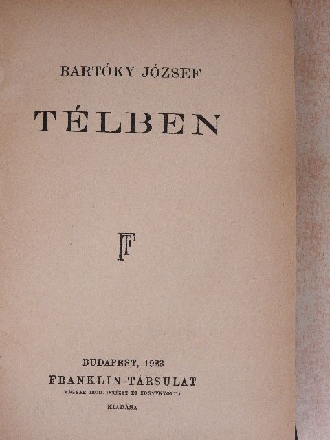 Ábrányi Emil - Télben/Petőfi almanach [antikvár]
