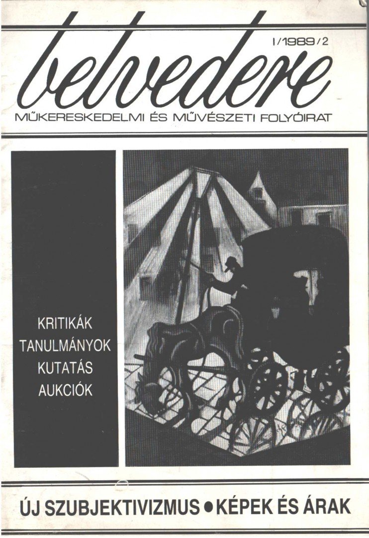 Szántó Zsuzsanna - Belvedere 1989/2 [antikvár]