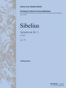 SIBELIUS - SYMPHONIE NR.1 e-MOLL OP.39 STUDIENPARTITUR URTEXT (TIMO VIRTANEN)