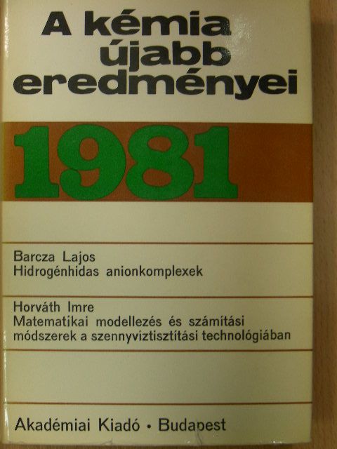 Barcza Lajos - A kémia újabb eredményei 52. [antikvár]