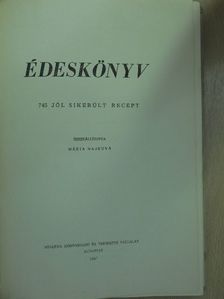 Mária Hajková - Édeskönyv [antikvár]