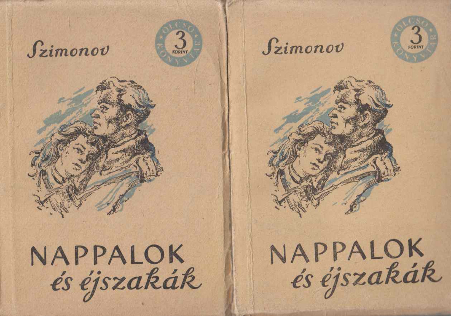 Szimonov - Nappalok és éjszakák I-II. kötet [antikvár]