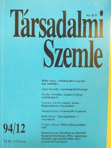 Csomós József - Társadalmi Szemle 1994. december [antikvár]